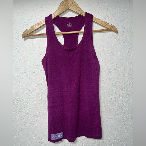ALO Yoga Tops - Alo CoolFit Racerback Tank‎ Top Womens Size XS Color Magenta